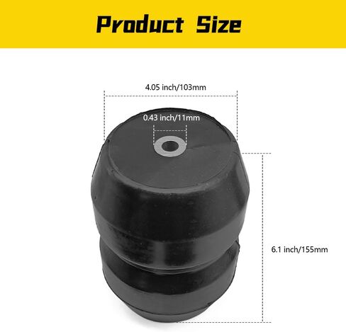 1 Pair Rear Suspension Bump Stop Fit for Silverado 1500 2500 1999-2010 GMC Sierra 1500 2500 1999-2010, Rear Rubber Helper Suspension Springs Replace GMRCK25S in Kuwait