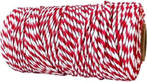 Christmas Red and White Twine,Red and White String 328ft in Saudi Arabia