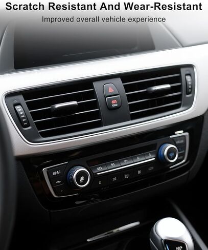 لوحة شبكة تهوية أمامية يسارية تناسب BMW X1 E84 2010 2011 2012 2013 2014 2015، غطاء تهوية أسود لاستبدال لوحة العدادات 64229258362، غطاء منفذ فتحة تهوية أسود in Kuwait