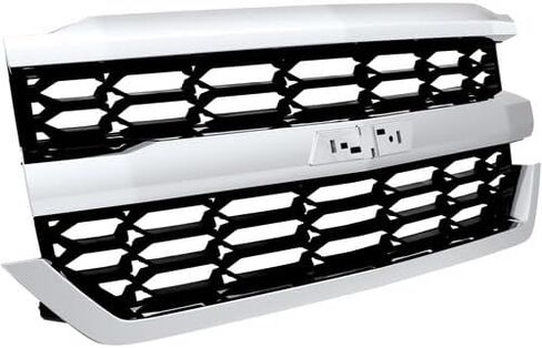 شبكة المصد الأمامي GeRRiT شبكة علوية كروم + أسود لسيارة 2016 2017 2018 شيفروليه سيلفرادو 1500 in Kuwait