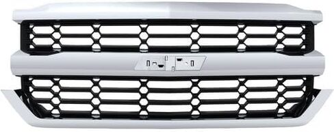 شبكة المصد الأمامي GeRRiT شبكة علوية كروم + أسود لسيارة 2016 2017 2018 شيفروليه سيلفرادو 1500 in Kuwait