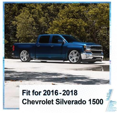 شبكة المصد الأمامي GeRRiT شبكة علوية كروم + أسود لسيارة 2016 2017 2018 شيفروليه سيلفرادو 1500 in Kuwait