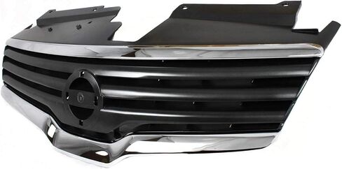 Garage-Pro Grille Assembly Compatible With 2007-2009 Nissan Altima Chrome Shell with Painted Dark Gray Insert Plastic Sedan Grille in Saudi Arabia