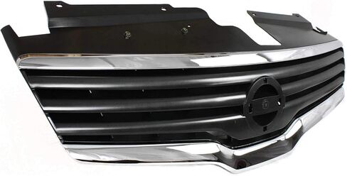 Garage-Pro Grille Assembly Compatible With 2007-2009 Nissan Altima Chrome Shell with Painted Dark Gray Insert Plastic Sedan Grille in Saudi Arabia