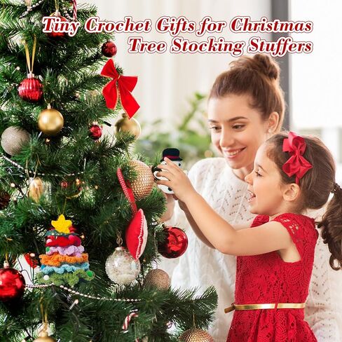Handmade Christmas Emotional Support Crochet Gifts, Positive Crochet Stuffed Animals Set Emotional Support Nuggets Burr Basket Stuffer for Son Daughter Grandkid Grandma Coworker Gift Xmas Decoration in Saudi Arabia