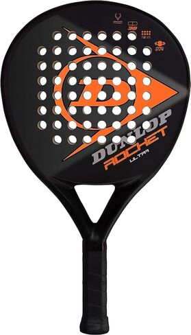 مضرب Dunlop Sports Rocket Ultra Padel، أسود/أصفر in Saudi Arabia