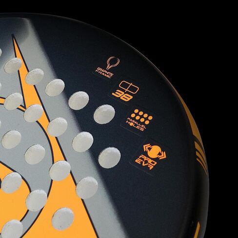 مضرب Dunlop Sports Rocket Ultra Padel، أسود/أصفر in Saudi Arabia