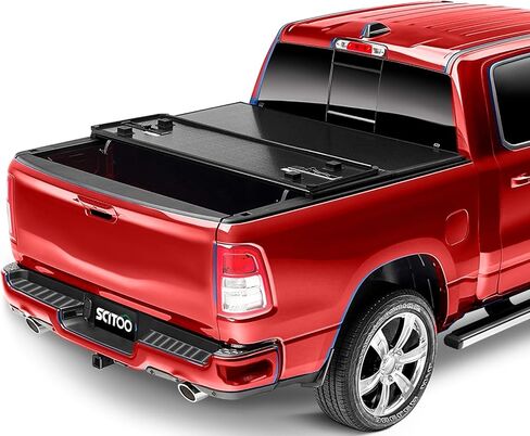 SCITOO Hard Tri-Fold Truck Bed Tonneau Cover Compatible for Ford F150 2004-2020 Styleside 5'5"FT Bed Truck Bed Cover Kit 66" in Saudi Arabia