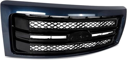 Chrome Front Grille Compatible with 2009-2014 Ford F150 Platinum Style Bumper Grill Assembly Replace for DL3Z8200EA,FO1200631C in Saudi Arabia