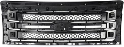 Chrome Front Grille Compatible with 2009-2014 Ford F150 Platinum Style Bumper Grill Assembly Replace for DL3Z8200EA,FO1200631C in Saudi Arabia