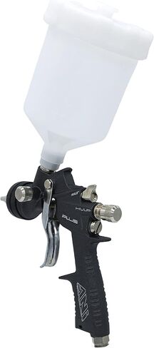 مسدس رش الطلاء الاحترافي ANI F160/Plus/S 600cc HVLP - أحجام فوهات متعددة للاختيار من بينها (1.3 مم إلى 2.0 مم) مثالي لهيكل السيارات وأعمال النجارة والتطبيقات الصناعية (تفلون أسود، 1.3 مم) in Kuwait