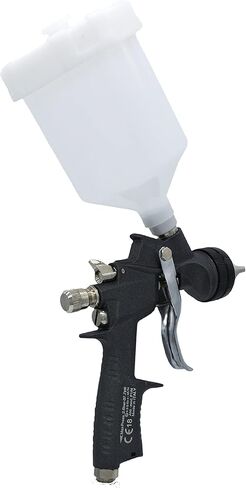 مسدس رش الطلاء الاحترافي ANI F160/Plus/S 600cc HVLP - أحجام فوهات متعددة للاختيار من بينها (1.3 مم إلى 2.0 مم) مثالي لهيكل السيارات وأعمال النجارة والتطبيقات الصناعية (تفلون أسود، 1.3 مم) in Kuwait
