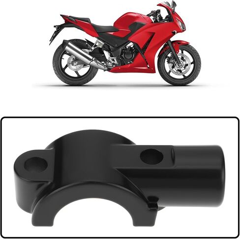 2Pcs 10mm Motorcycle Front Master Cylinder Mirror Clamp for Most Motorcycle in Saudi Arabia
