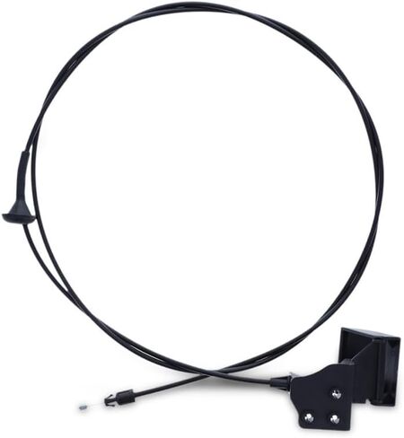 KarParts360 For Jeep Grand Cherokee 2005 06 07 08 09 2010 Hood Release Cable | Texture Black | Plastic/Metal | 0.227 Volume (CBF) | With Handle | Replacement For 55394495AB in Saudi Arabia
