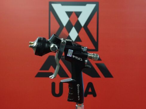 مسدس رش الطلاء الاحترافي ANI F160/Plus/S 600cc HVLP - أحجام فوهات متعددة للاختيار من بينها (1.3 مم إلى 2.0 مم) مثالي لهيكل السيارات وأعمال النجارة والتطبيقات الصناعية (تفلون أسود، 1.3 مم) in Kuwait