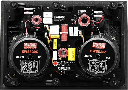 EARTHQUAKE Sound BTA-3.0 2-Channel Bluetooth in-Wall Power Amplifier with Two 3-inch Edgeless in-Ceiling Moisture-Resistant Speakers in Kuwait