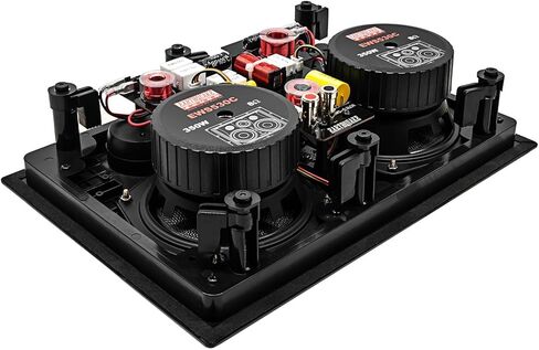 EARTHQUAKE Sound BTA-3.0 2-Channel Bluetooth in-Wall Power Amplifier with Two 3-inch Edgeless in-Ceiling Moisture-Resistant Speakers in Kuwait