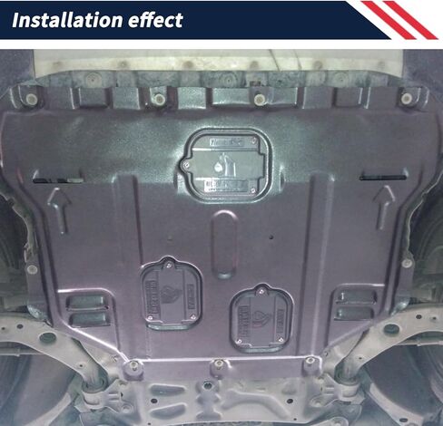 [بدون باب ناقل الحركة] Al-Mg Alloy Engine Splash Shield Guard لسيارة Ford Escape 2013-2019 / Lincoln MKC 2015-2019 (يناسب فقط طراز الدفع الأمامي 1.5T 2.0T 1.6T) لوحة انزلاقية شديدة التحمل in Kuwait
