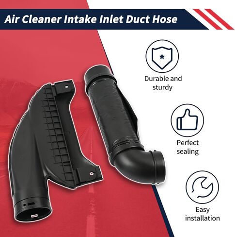 Air Cleaner Intake Inlet Duct Hose Compatible with Kia Forte 2010 2011 2012 2013 2.0L/2.4L L4 Gas Replace 28210-1M400 in Saudi Arabia