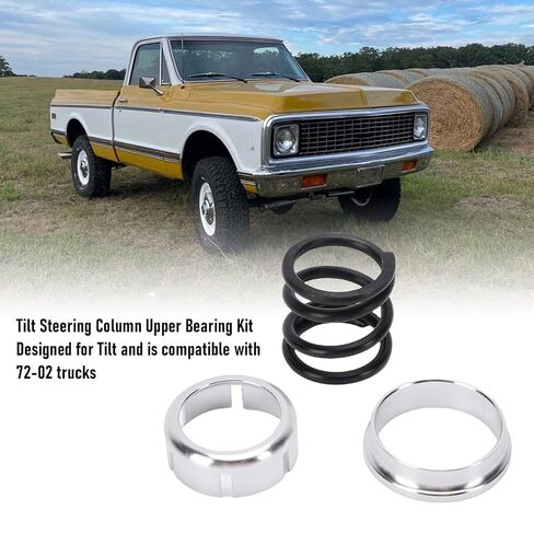 Yosoo Upper Bearing Inner Race Spring Steering Column Upper Bearing Kit, Compatible with 72 02 Trucks for 1976 2002 Caballero 1976 1987 C Pickup 1972 1994 in Saudi Arabia