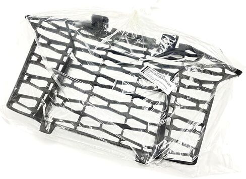 Polaris RZR Fascia Grill, Front, Gloss Black, Genuine OEM Part 5456612-070, Qty 1 in Saudi Arabia