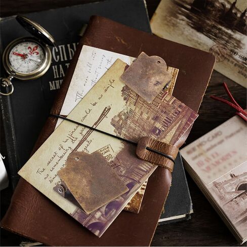 CRASPIRE 4Pcs Vintage Metal Book Clip Blank Antique Bronze Travelers TN Notebook Clips Small Binder Clamps Page Holder for Document File Organizer Junk Journal Planner Readers Book Lover School Office in Saudi Arabia