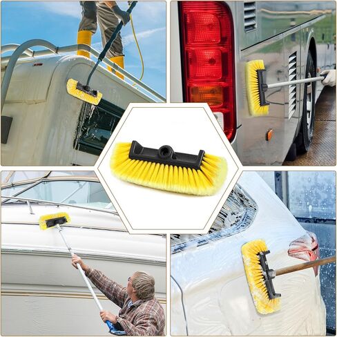 12" Car Wash Brush Head, Soft Bristle Scrub Brush, Large Durable Car Washing Brush, Wash Brushes for Vehicles, Auto, Truck, Boat, House Siding, Sweep Snow, Caravan, Solar Panel in Saudi Arabia