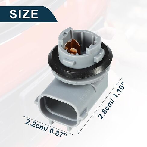 License Plate Light Socket for Toyota Tacoma 2 Pins Stable No.9006909005 | Lamp Adapter Plug 2 Pcs Automotive Parts in Saudi Arabia