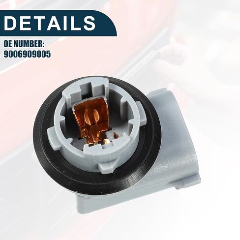 License Plate Light Socket for Toyota Tacoma 2 Pins Stable No.9006909005 | Lamp Adapter Plug 2 Pcs Automotive Parts in Saudi Arabia