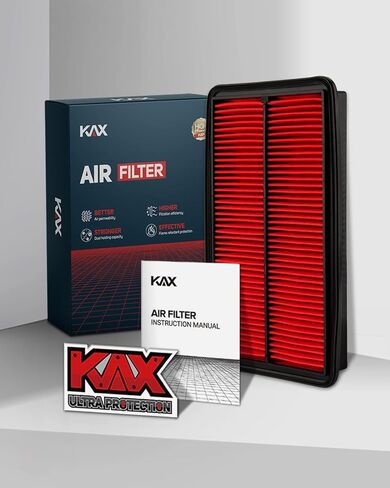 KAX Engine Air Filter, GAF027 (CA8755A) Air Filter Replace for Silverado, Suburban, Sierra, Yukon, Avalanche 1500/2500/3500, Tahoe, Escalade (V6/V8), 200% Longer Life in Kuwait