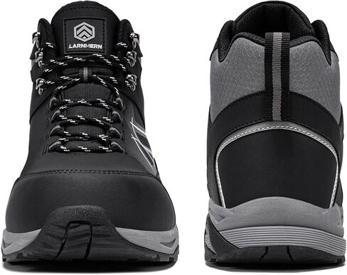 LARNMERN Steel Toe Boots Women Work Hiking Shoes Safety Construction Puncture Proof Slip Resistant Industrial Static Dissipative Lightweight Comfortable Durable(10 Women, Navy) in Saudi Arabia