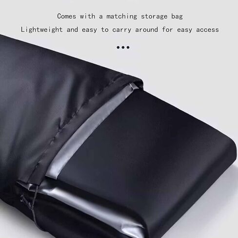 Motorcycle Cover for Yamaha Vino 50/125 1997–2010 All Weather Universal Dust Cover Waterproof Sun Protection Cover Windproof Rain Snow Cover,L-Black Silver in Saudi Arabia