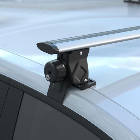 2Pcs Aluminum Roof Rack Cross Bars Fits for Scion xB Base Wagon 2004-2015 Roof Rack Cargo Carrier Anti-Theft Lockable Rooftop Racks Crossbars for Luggage, Skis, Bikes and Outdoor Gear (Black) in Kuwait
