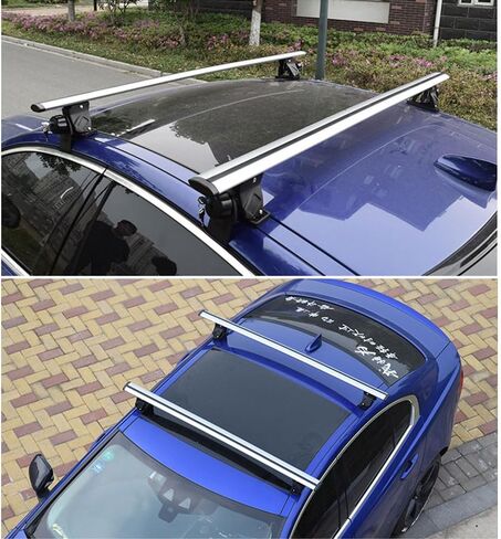 2Pcs Aluminum Roof Rack Cross Bars Fits for Scion xB Base Wagon 2004-2015 Roof Rack Cargo Carrier Anti-Theft Lockable Rooftop Racks Crossbars for Luggage, Skis, Bikes and Outdoor Gear (Black) in Kuwait