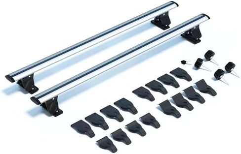 2Pcs Aluminum Roof Rack Cross Bars Fits for Scion xB Base Wagon 2004-2015 Roof Rack Cargo Carrier Anti-Theft Lockable Rooftop Racks Crossbars for Luggage, Skis, Bikes and Outdoor Gear (Black) in Kuwait