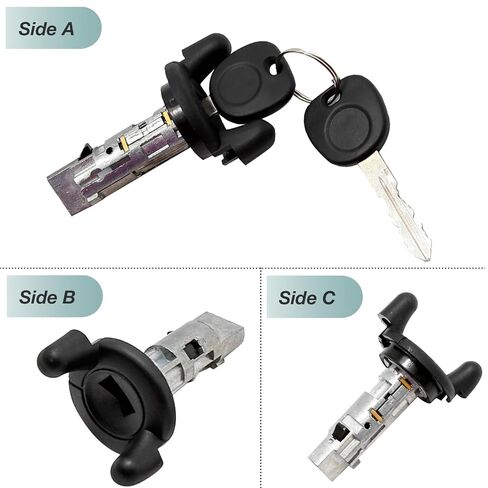 Ignition Lock Cylinder Switch with Keys Replacement for Cadillac 1998-2003 Replacement for Chevy Replacement for GMC More Vehicles US287L in Saudi Arabia