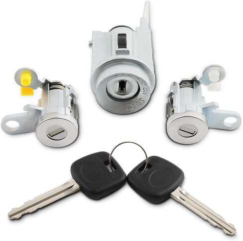 maXpeedingrods Ignition Switch Lock Cylinder Replacement Kit Fit for Toyota Tacoma 1995-2004, Replace 69005-35840, 69051-35070, 69057-35070 w/2Keys in Saudi Arabia