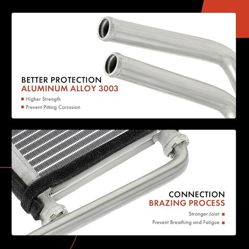 A-Premium HVAC Heater Core Compatible with Dodge Durango 2001 2002 2003, with Tube in Saudi Arabia