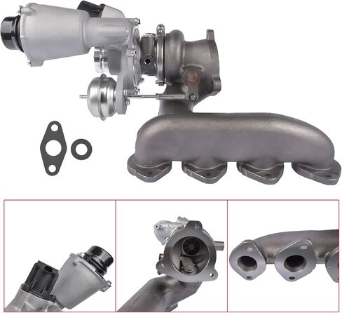 Turbo Turbocharger with Gasket Replacement for Mercedes C250 E250 SLK250 2011-2016 1.8L l4 2710903680 in Saudi Arabia