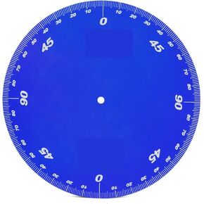 Engine Timing dial tool Timing Degree Wheel For 0.052 inch thick aluminum with 6 3/4 inch outside diameter and 6mm center hole in Saudi Arabia