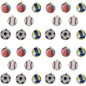 Sailanzi 20pcs الراتنج لعبة تحكم سلسلة قلادة صنع المجوهرات DIY المفاتيح أقراط قلادة سحر تصميم مختلف لصنع المجوهرات أساور قلادة (SN536) in Kuwait