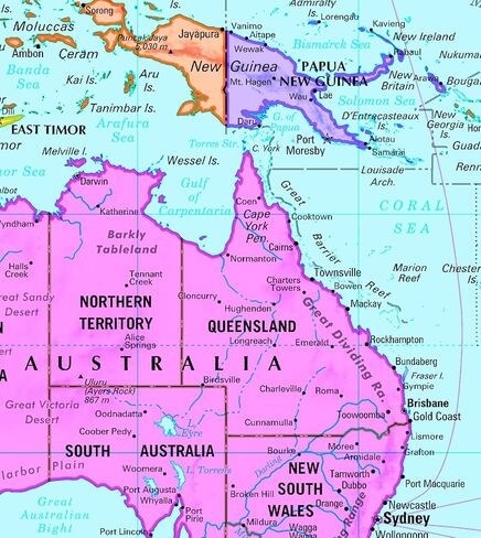 World Wall Map Poster 36"x24" (when unfolded) Paper in Saudi Arabia