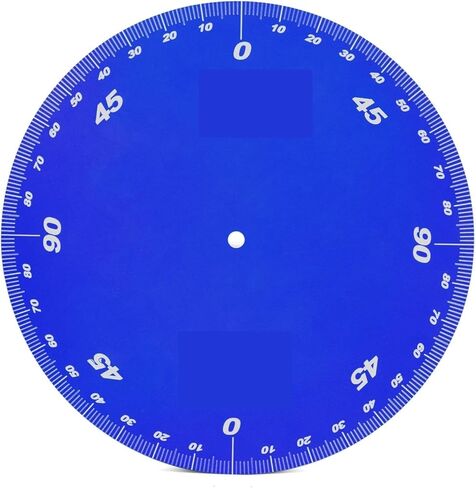 Engine Timing dial tool Timing Degree Wheel For 0.052 inch thick aluminum with 6 3/4 inch outside diameter and 6mm center hole in Saudi Arabia