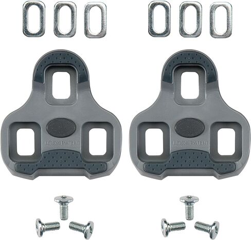 دورة المظهر - مرابط ركوب الدراجات KEO Grip Cleat - سطح مضاد للانزلاق - الحد الأدنى من الوزن، الحجم الصغير - 0 درجة حرية زاوية - اللون أسود in Saudi Arabia