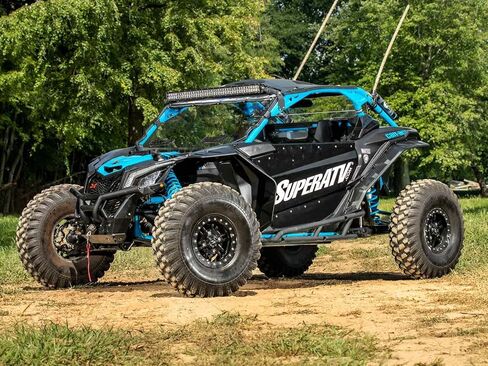 SuperATV Fender Flares Compatible with Can Am Maverick 2018+ (See Full Fitment List) | 5" of Extra Coverage | Made of HDPE in Saudi Arabia
