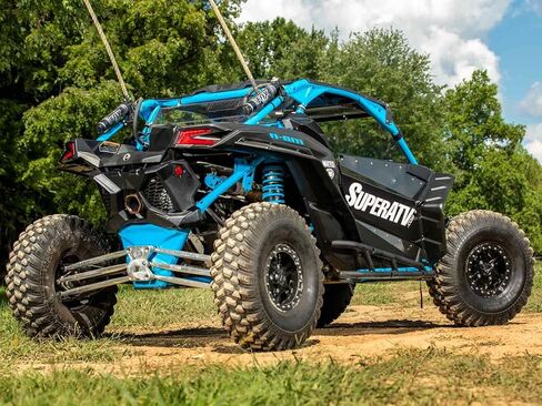 SuperATV Fender Flares Compatible with Can Am Maverick 2018+ (See Full Fitment List) | 5" of Extra Coverage | Made of HDPE in Saudi Arabia