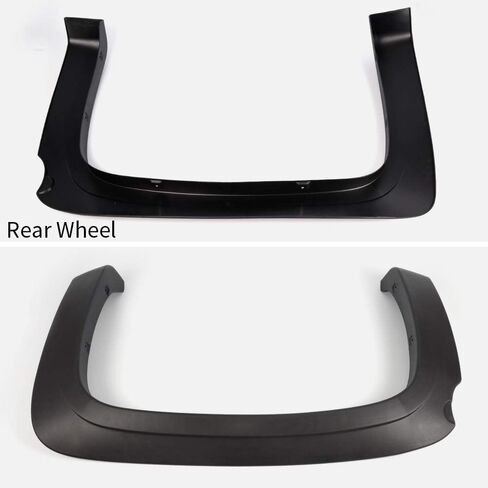 GRAND ORANGE Fender Flares 5.8' Short Bed Factory Style Compatible with 2007-2013 Chevy Silverado 1500 Crew Cab With 69.3" Bed Fleetside Models (Do not fit long bed models) Textured in Saudi Arabia