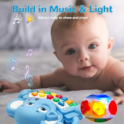 Baby Music Toys for Toddlers, Light Up Music Baby Toys for 18+ Months Early Learning Educational Piano Keyboard Infant Toys Baby Boy Girl Gifts (Unicorn-Pink) in Saudi Arabia