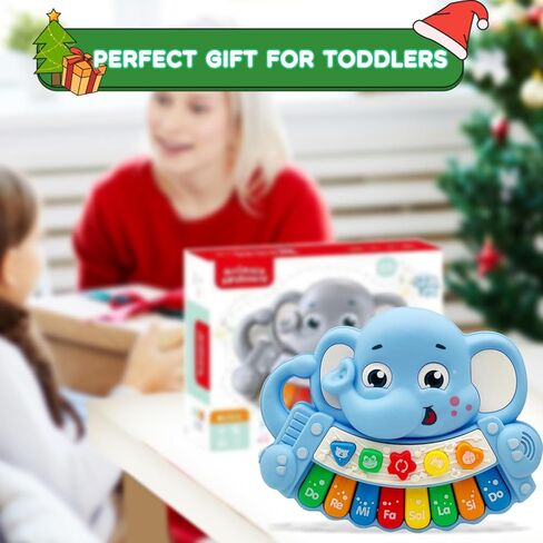 Baby Music Toys for Toddlers, Light Up Music Baby Toys for 18+ Months Early Learning Educational Piano Keyboard Infant Toys Baby Boy Girl Gifts (Unicorn-Pink) in Saudi Arabia