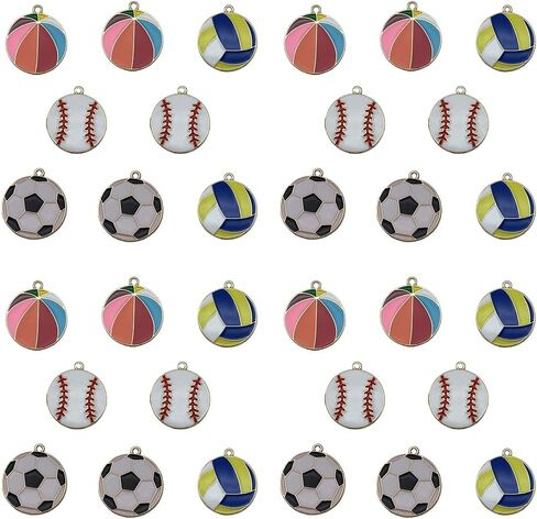 Sailanzi 20pcs الراتنج لعبة تحكم سلسلة قلادة صنع المجوهرات DIY المفاتيح أقراط قلادة سحر تصميم مختلف لصنع المجوهرات أساور قلادة (SN536) in Kuwait